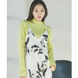 【洗える】アート柄キャミワンピース | VIS | 詳細画像12