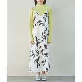 【洗える】アート柄キャミワンピース | VIS | 詳細画像14