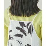 【洗える】アート柄キャミワンピース | VIS | 詳細画像18