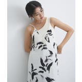 【洗える】アート柄キャミワンピース | VIS | 詳細画像3