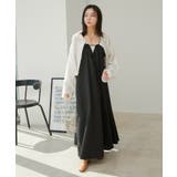 レイヤーデザインキャミワンピース【洗える】 | VIS  | 詳細画像2 