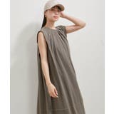 【洗える】ピグメント加工タックフレアワンピース | VIS  | 詳細画像11 