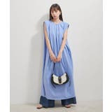 【洗える】ピグメント加工タックフレアワンピース | VIS  | 詳細画像14 