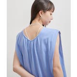 【洗える】ピグメント加工タックフレアワンピース | VIS  | 詳細画像17 