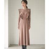 配色がアクセント。フリルニットワンピース | VIS  | 詳細画像10 