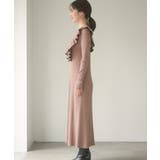 配色がアクセント。フリルニットワンピース | VIS  | 詳細画像11 