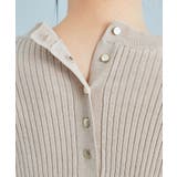 【星玲奈さんコラボ】スリーブコンシャスアシンメトリー切り替えニットワンピース | VIS | 詳細画像17