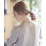 【星玲奈さんコラボ】スリーブコンシャスアシンメトリー切り替えニットワンピース | VIS | 詳細画像5