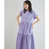 パール釦ティアードワンピース | VIS  | 詳細画像10 