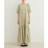 袖ボリューム裾ギャザーワンピース | VIS  | 詳細画像12 