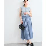 サックス(48) | ウエストリボンドッキングワンピース | VIS