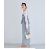 美easyリネンライクペプラム切替キャミワンピ イージーケア 接触冷感 | VIS | 詳細画像10