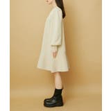 パフスリーブ切り替えミニフレアワンピース | VIS | 詳細画像10