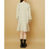 パフスリーブ切り替えミニフレアワンピース | VIS | 詳細画像11