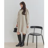 パフスリーブ切り替えミニフレアワンピース | VIS | 詳細画像4