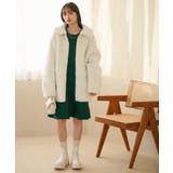 パフスリーブ切り替えミニフレアワンピース | VIS | 詳細画像6