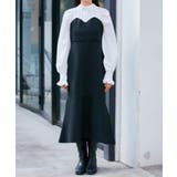 【VIS DRESS】バックリボンドッキングマーメイドワンピース | VIS | 詳細画像12