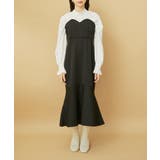 【VIS DRESS】バックリボンドッキングマーメイドワンピース | VIS | 詳細画像25