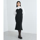 【VIS DRESS】バックリボンドッキングマーメイドワンピース | VIS | 詳細画像8