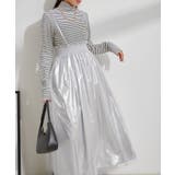 【2WAY】メタリック重ねチュールワンピース【洗える】 | VIS | 詳細画像11