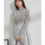 【2WAY】メタリック重ねチュールワンピース【洗える】 | VIS | 詳細画像12