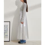 【2WAY】メタリック重ねチュールワンピース【洗える】 | VIS | 詳細画像20