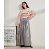 【2WAY】メタリック重ねチュールワンピース【洗える】 | VIS | 詳細画像3