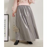 【2WAY】メタリック重ねチュールワンピース【洗える】 | VIS | 詳細画像7