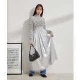 【2WAY】メタリック重ねチュールワンピース【洗える】 | VIS | 詳細画像8