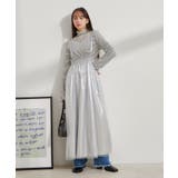 【2WAY】メタリック重ねチュールワンピース【洗える】 | VIS | 詳細画像9