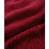 【洗える】オフショルケーブル編みミニワンピース | VIS  | 詳細画像36 