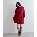 ビジュー付きニットワンピース | VIS  | 詳細画像20 