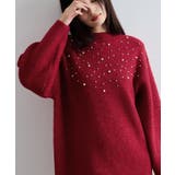 ビジュー付きニットワンピース | VIS  | 詳細画像21 