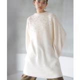 ビジュー付きニットワンピース | VIS  | 詳細画像3 