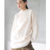 キナリ(16) | ビジュー付きニットワンピース | VIS 