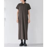 ポロ衿ランダムリブワンピース | VIS  | 詳細画像10 