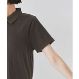 ポロ衿ランダムリブワンピース | VIS  | 詳細画像14 