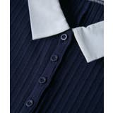 ポロ衿ランダムリブワンピース | VIS  | 詳細画像20 