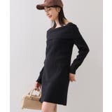 アシメオフショルリブニット美シルエットワンピース/着丈が選べる | VIS  | 詳細画像25 