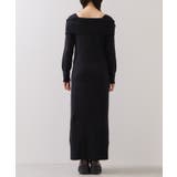 アシメオフショルリブニット美シルエットワンピース/着丈が選べる | VIS  | 詳細画像31 