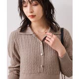 ポロケーブルモチモチニットワンピース | VIS | 詳細画像18