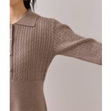 ポロケーブルモチモチニットワンピース | VIS | 詳細画像24