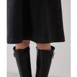 シャギーVネックミニ丈ジャンパースカート | VIS | 詳細画像27