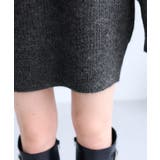 肩リボンミニ丈ニットワンピース/2WAY | VIS  | 詳細画像28 