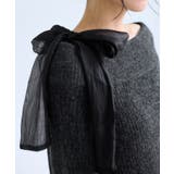 肩リボンミニ丈ニットワンピース/2WAY | VIS  | 詳細画像29 