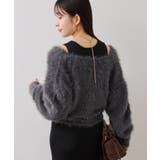 ねじりショートトップス付きロングニットワンピース/イージーケア | VIS | 詳細画像12