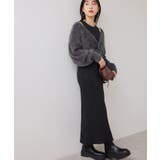 ねじりショートトップス付きロングニットワンピース/イージーケア | VIS | 詳細画像14