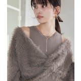 ねじりショートトップス付きロングニットワンピース/イージーケア | VIS | 詳細画像2