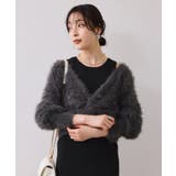 ねじりショートトップス付きロングニットワンピース/イージーケア | VIS | 詳細画像20