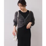 ねじりショートトップス付きロングニットワンピース/イージーケア | VIS | 詳細画像21